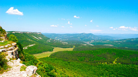 Мангуп-Кале — вид с плато