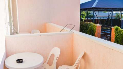 Санузел в 2-местном номере «Делюкс» (корпус 1)