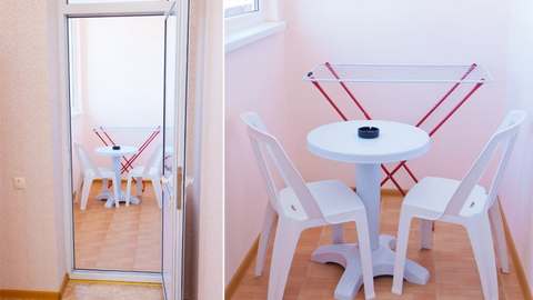 Балкон в 5-местном номере «Делюкс» с видом на море (корпуса 1, 2)