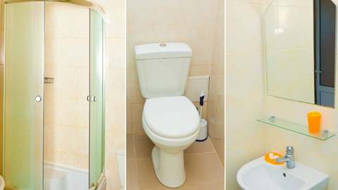 Санузел в 3-местном «Стандарте» (корпус 1)