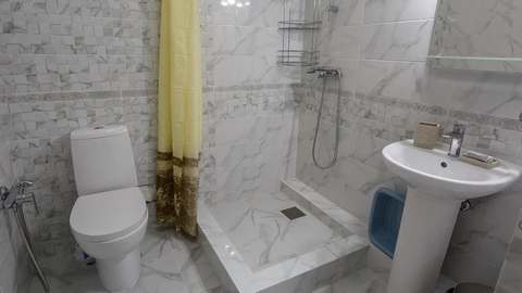 Санузел в 3-комнатном «Люксе», корпус № 1