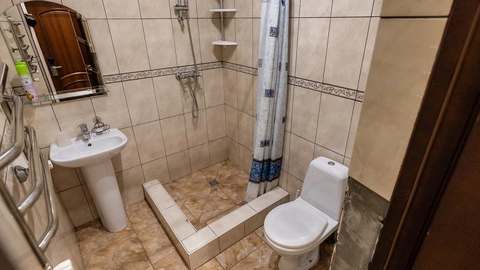 Санузел в 2-местном номере «Эконом», корпус № 4